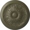 Ekena Millwork Vienna Ceiling Medallion (Fits Canopies up to 3 1/4"), Hnd-Painted Painted Turtle, 16 7/8"OD x 5/8"P CM17VIPTF - alternate 1